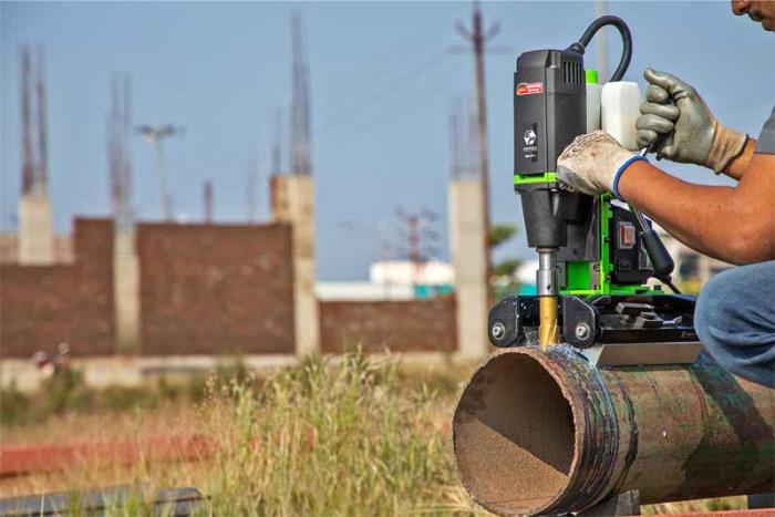 PERMANENT MAGNETIC PIPE CORE DRILLING MACHINE-PDM 35 X - Eibenstock Positron Products