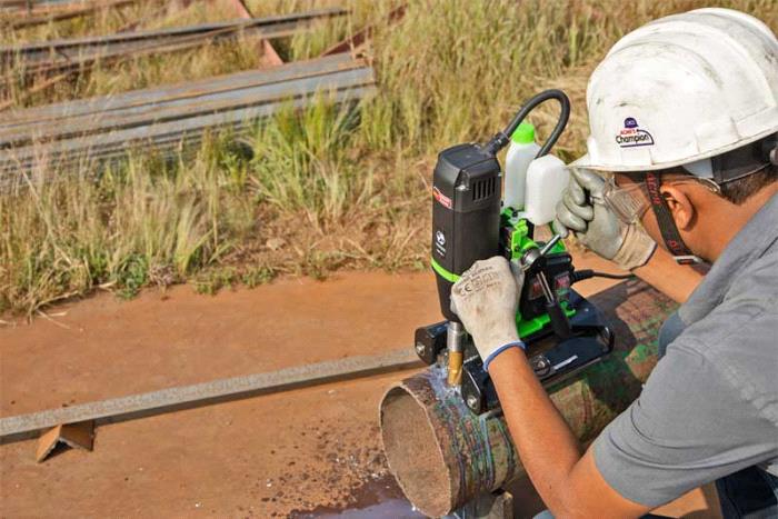 PERMANENT MAGNETIC PIPE CORE DRILLING MACHINE-PDM 35 X - Eibenstock Positron Products