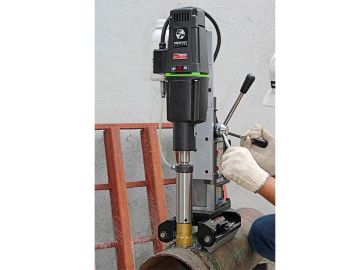 PERMANENT MAGNETIC PIPE CORE DRILLING MACHINE-PDM 85-3 X - Eibenstock Positron Products