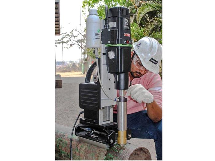 PERMANENT MAGNETIC PIPE CORE DRILLING MACHINE-PDM 85-3 X - Eibenstock Positron Products