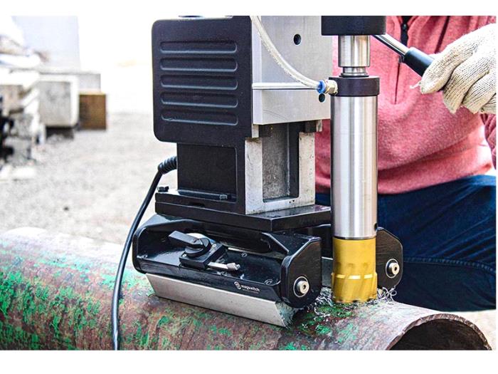 PERMANENT MAGNETIC PIPE CORE DRILLING MACHINE-PDM 85-3 X - Eibenstock Positron Products